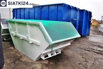 Siatki Suwałki - Siatka przykrywająca na kontener - zabezpieczenie przewożonych ładunków dla terenów Suwałk